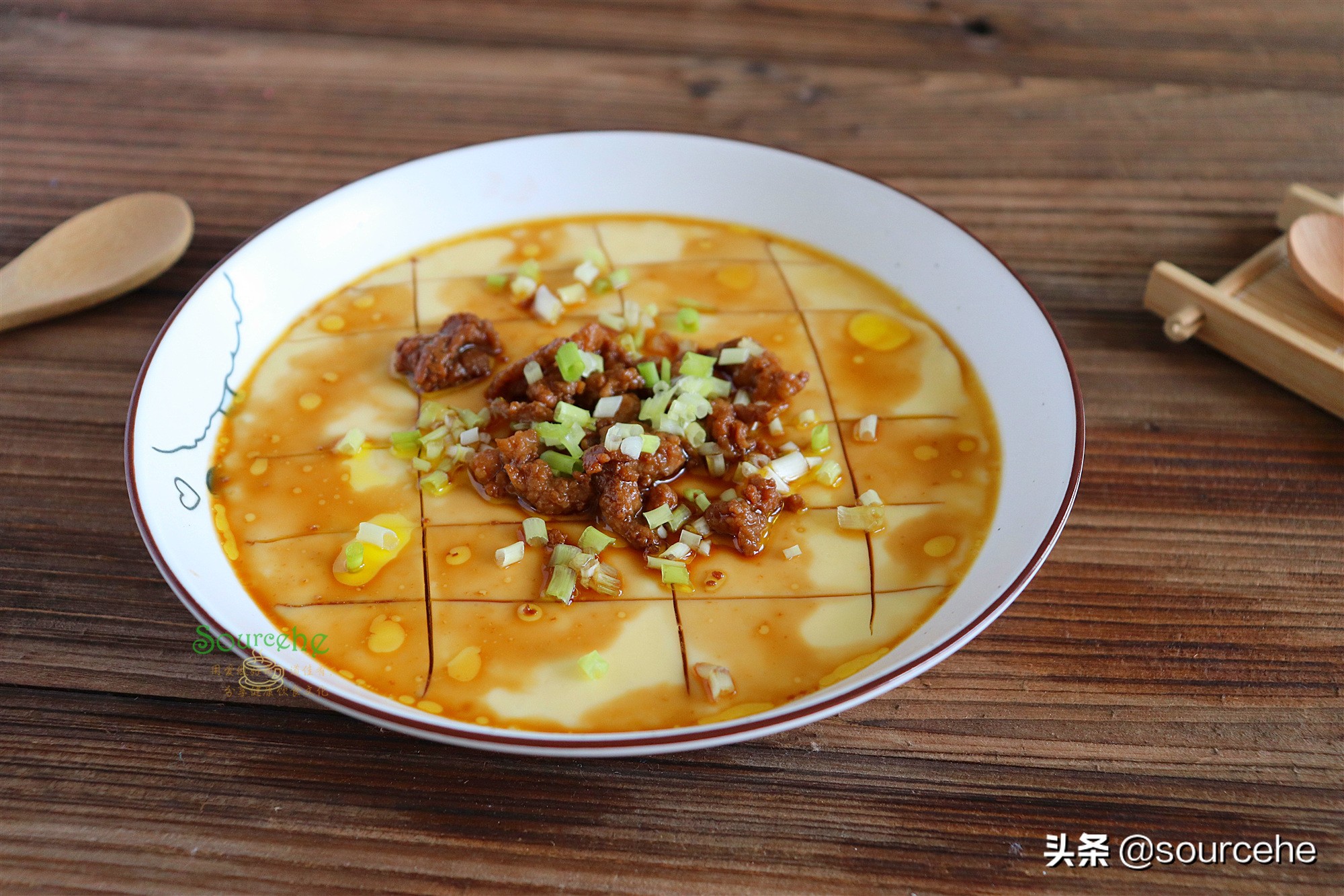 肉末蒸蛋，掌握3个技巧，鸡蛋鲜香无蜂窝，又香又嫩