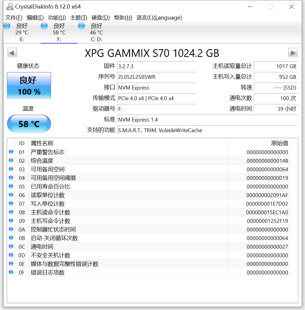 快到三星980 Pro都喊大哥？威刚PCIe 4.0固态XPG翼龙S70上手体验