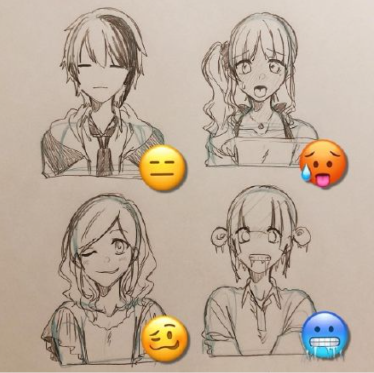 Emoji「表情包」擬人化，看到最後一組，我真的愛了