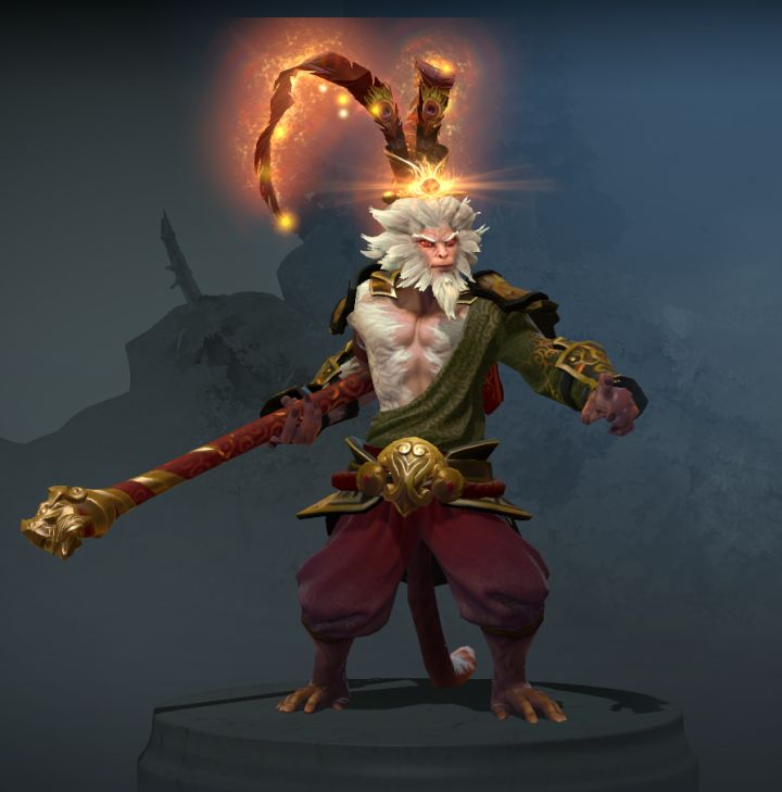 DOTA2饰品穿搭推荐——擎天大圣与伏魔行者