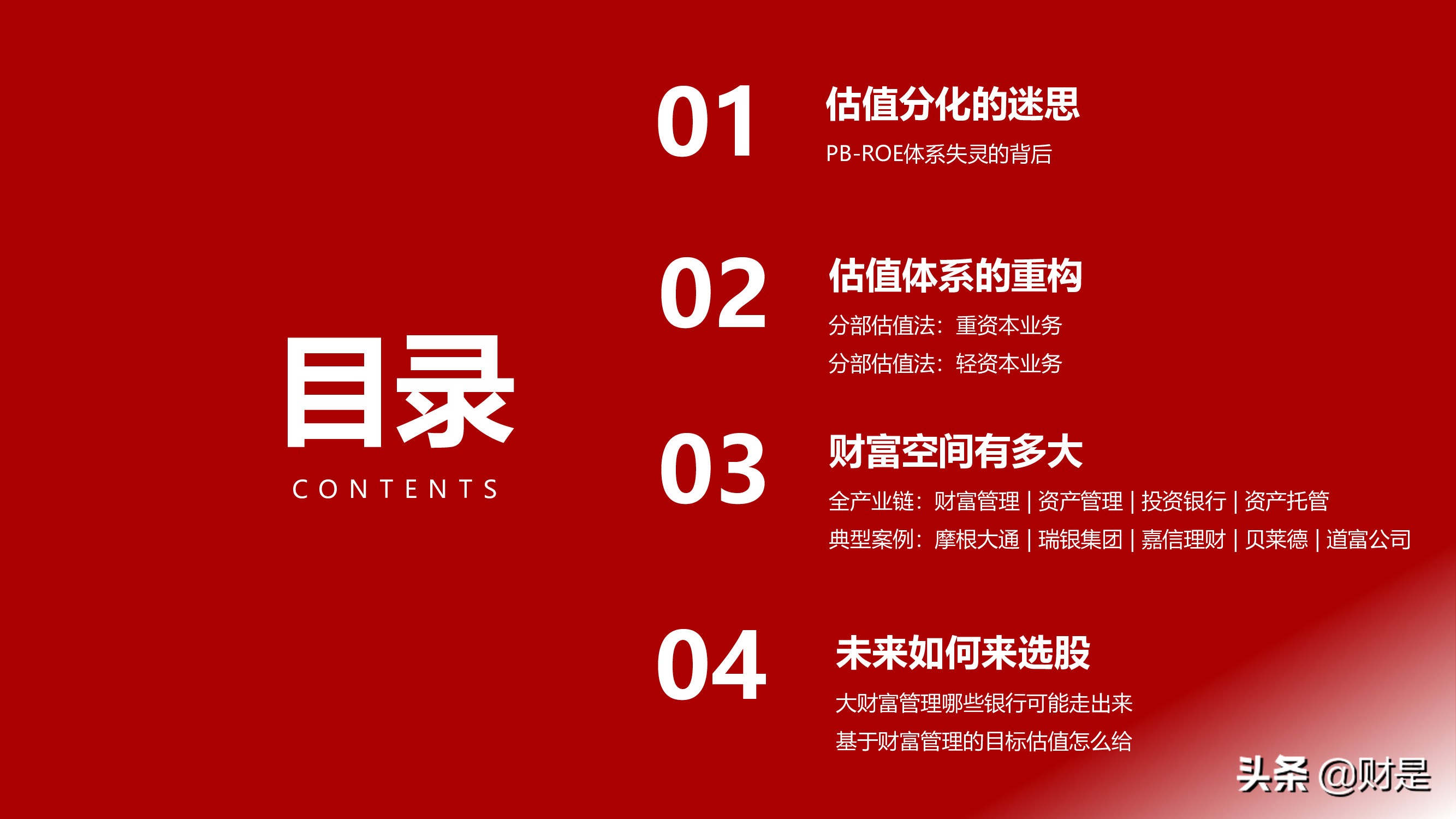 银行业深度报告：重构银行估值体系