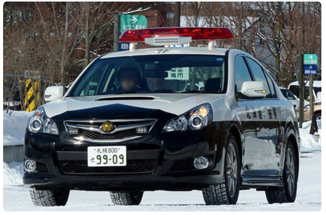 日本警车型号都在这了，丰田本田马自达，全是