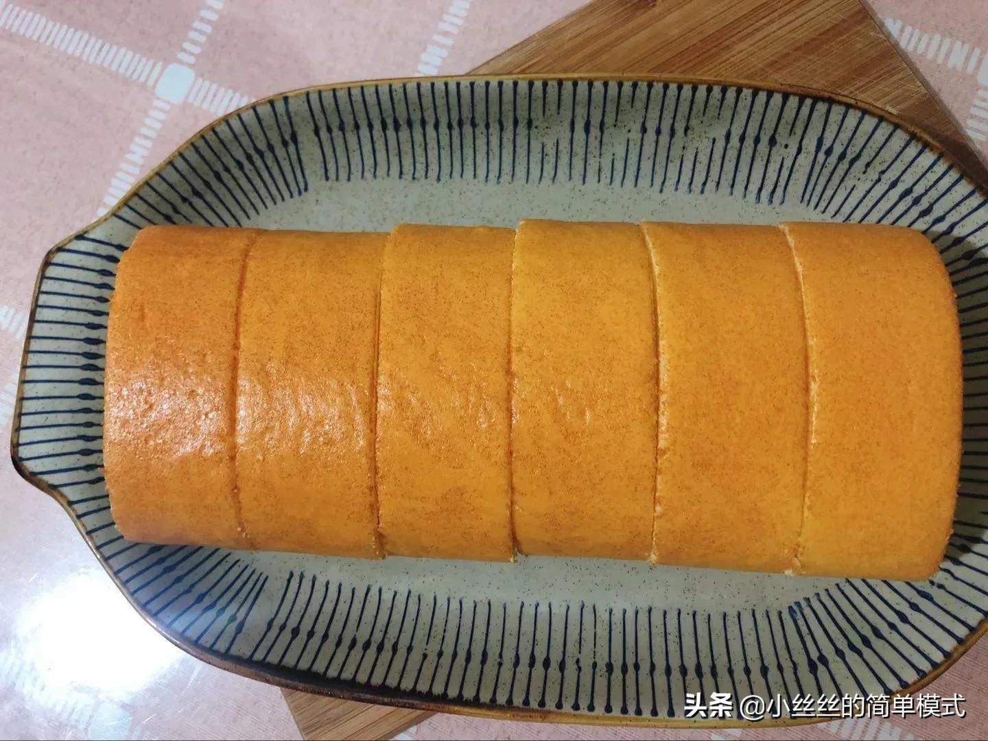 零失败的蛋糕卷，不爆裂不甩皮，小孩的点心，比外面买的好吃太多