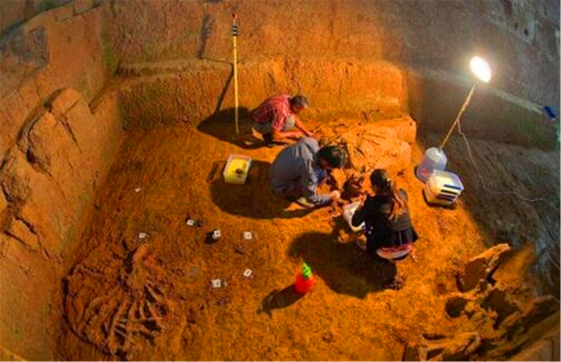 安徽挖到清朝武举人墓，专家刚挖一半，墓主后