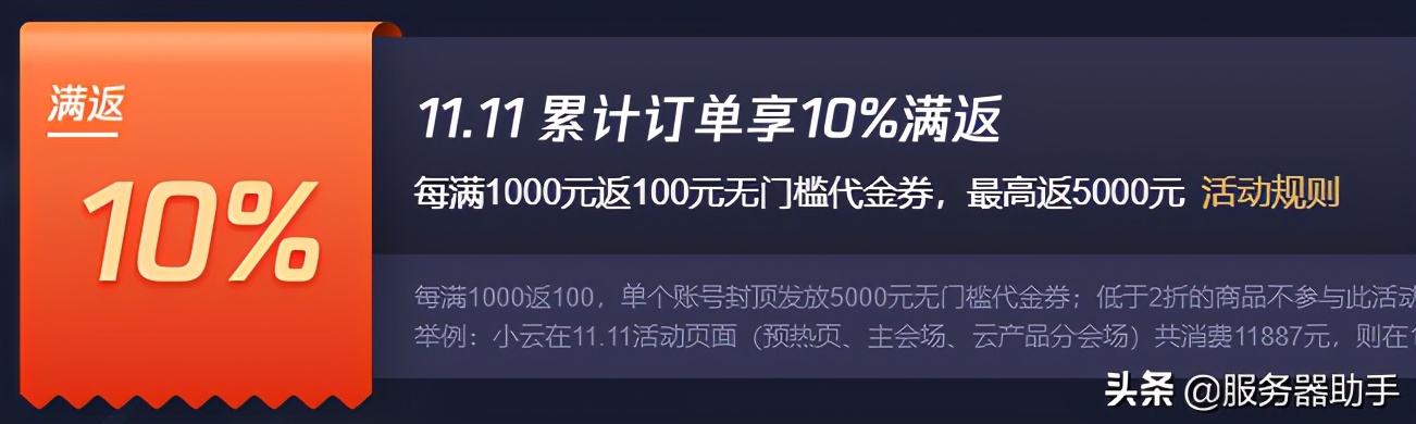 2020.11.11活动之前的云服务器的价格？图文留证