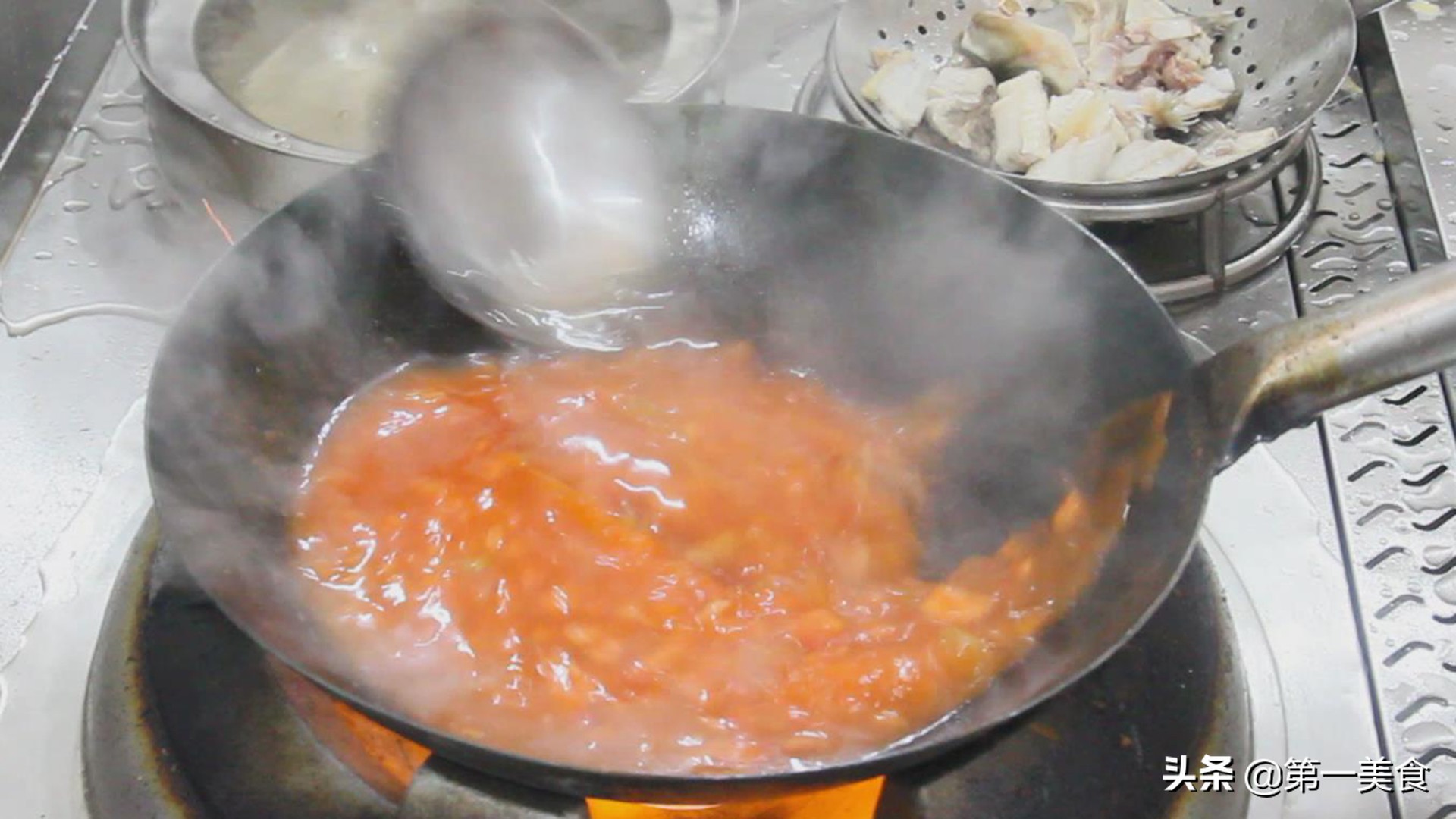 图片[9]-厨师长教你做 番茄鱼 鱼片嫩滑 汤汁鲜美 胃口大开-起舞食谱网