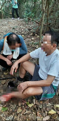 果然是台军干的？男子登山被机枪子弹打中，将