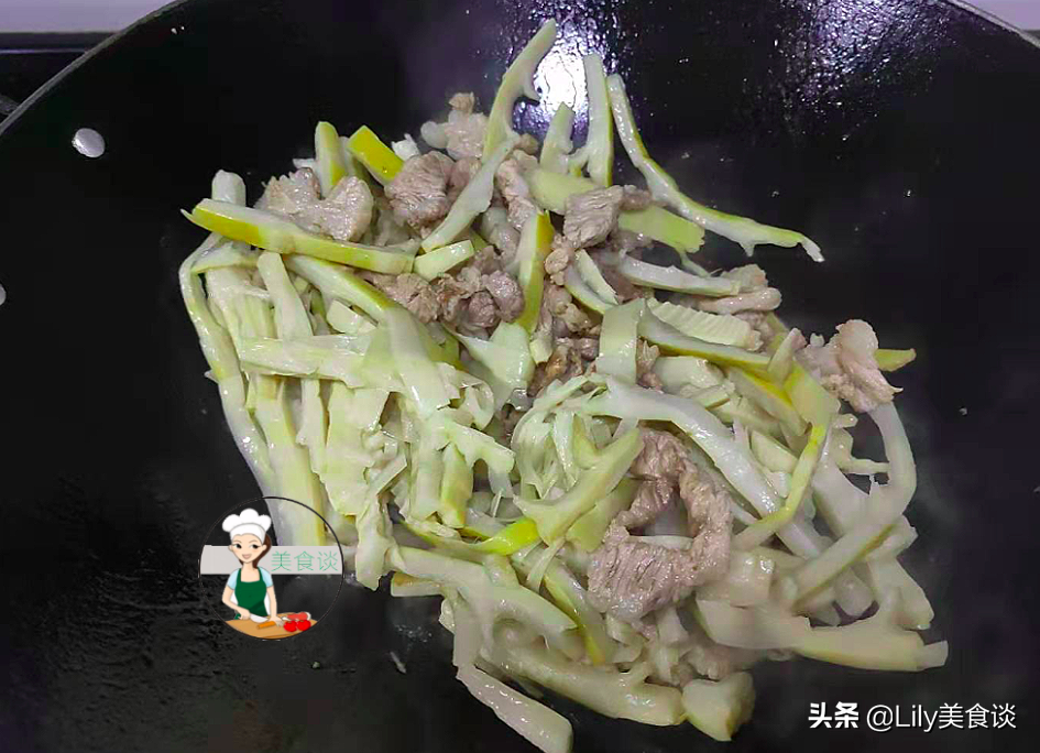 图片[5]-苦笋炒五花肉做法步骤图 炒五花肉太香了-起舞食谱网