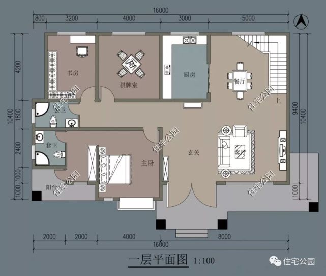 精选图库：20套农村美式风格户型图