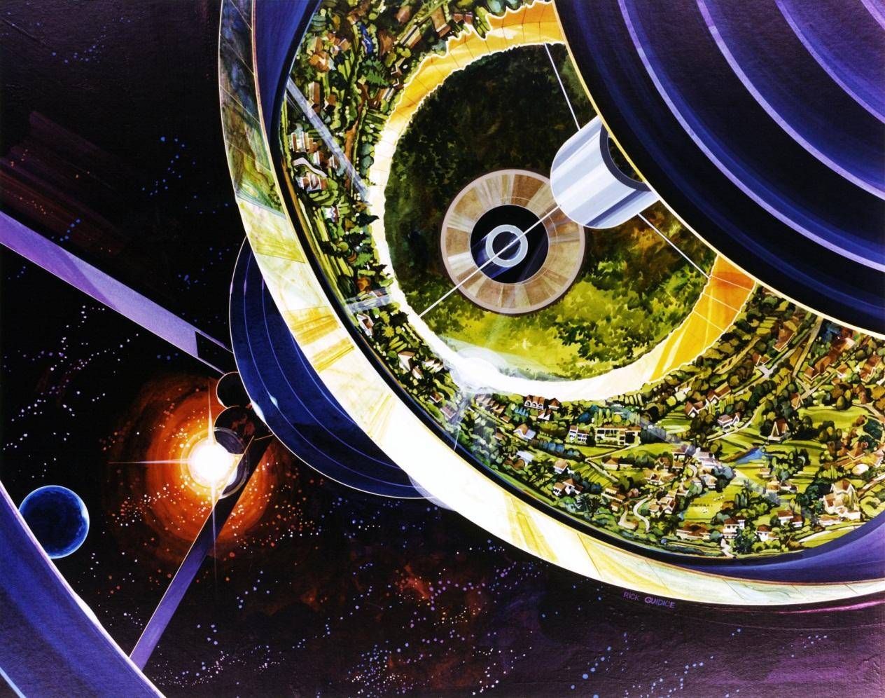 为什么只有科幻小说中的空间站在旋转呢？
