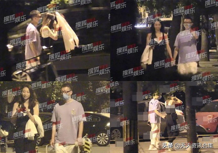 孙红雷与妻子深夜遛弯，网友：雷哥把媳妇养得好，脸都比他胖一圈