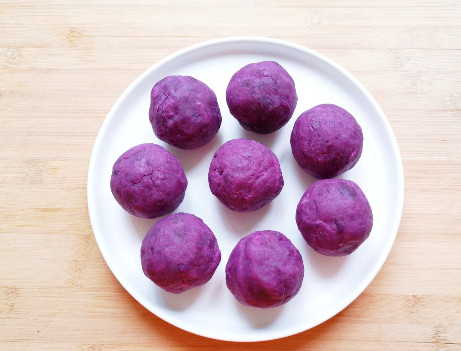 图片[5]-山药紫薯糕的做法步骤图 夏日低脂早餐 无糖无油 饱腹感强-起舞食谱网