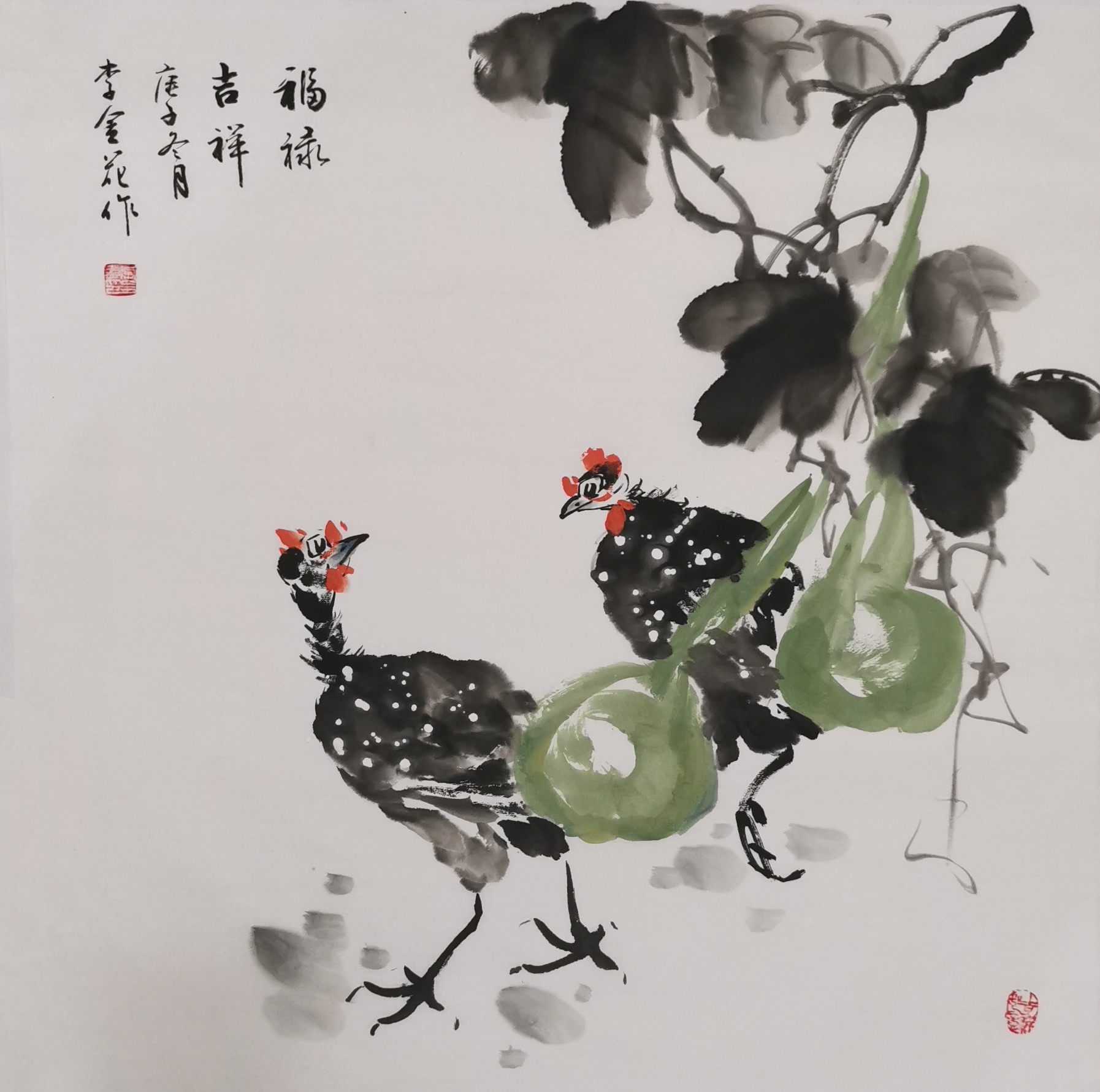 画家李金花老师作品选