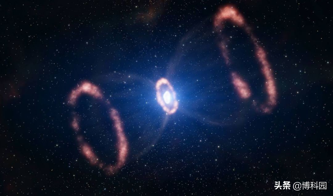 在20000光年外，发现超新星遗迹中，特殊的脉冲风星云