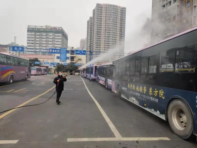 郑州道路客运行业强化疫情防控工作 确保旅客安全返乡