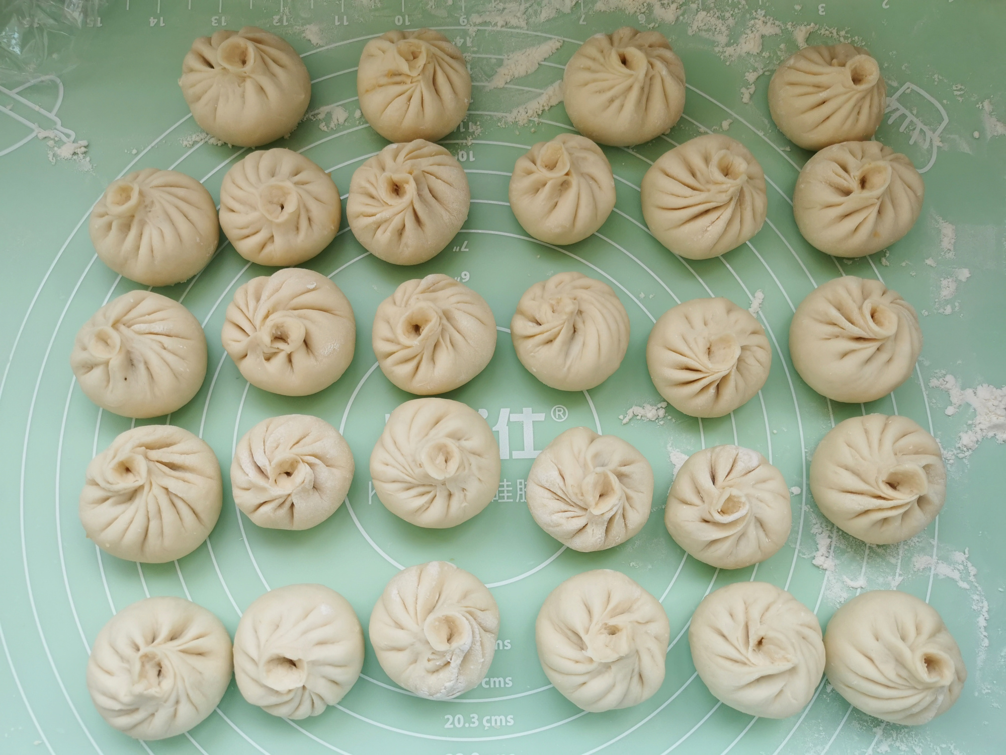 13块钱猪肉，3块钱面粉，做了28个小笼包，一周的早餐就有了