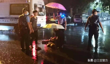 三亚吉阳警方及时救助伤者获谢