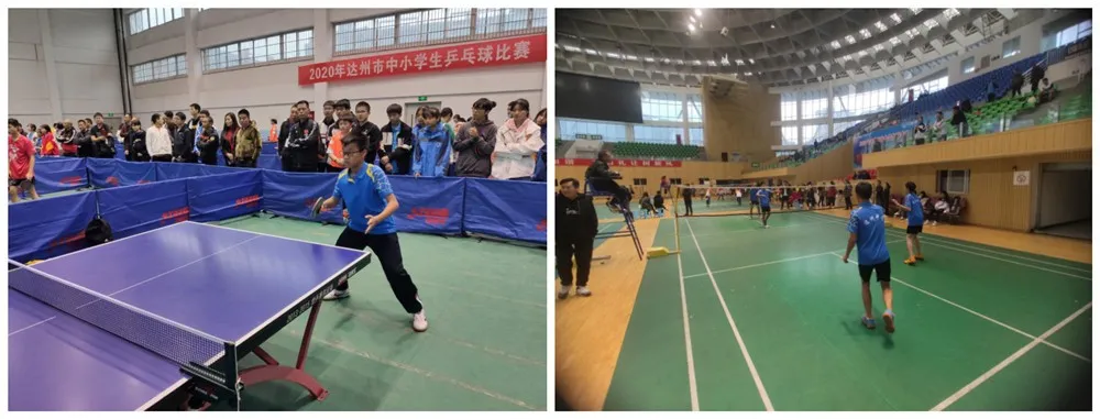 达州中学参加达州市乒羽运动会斩获佳绩