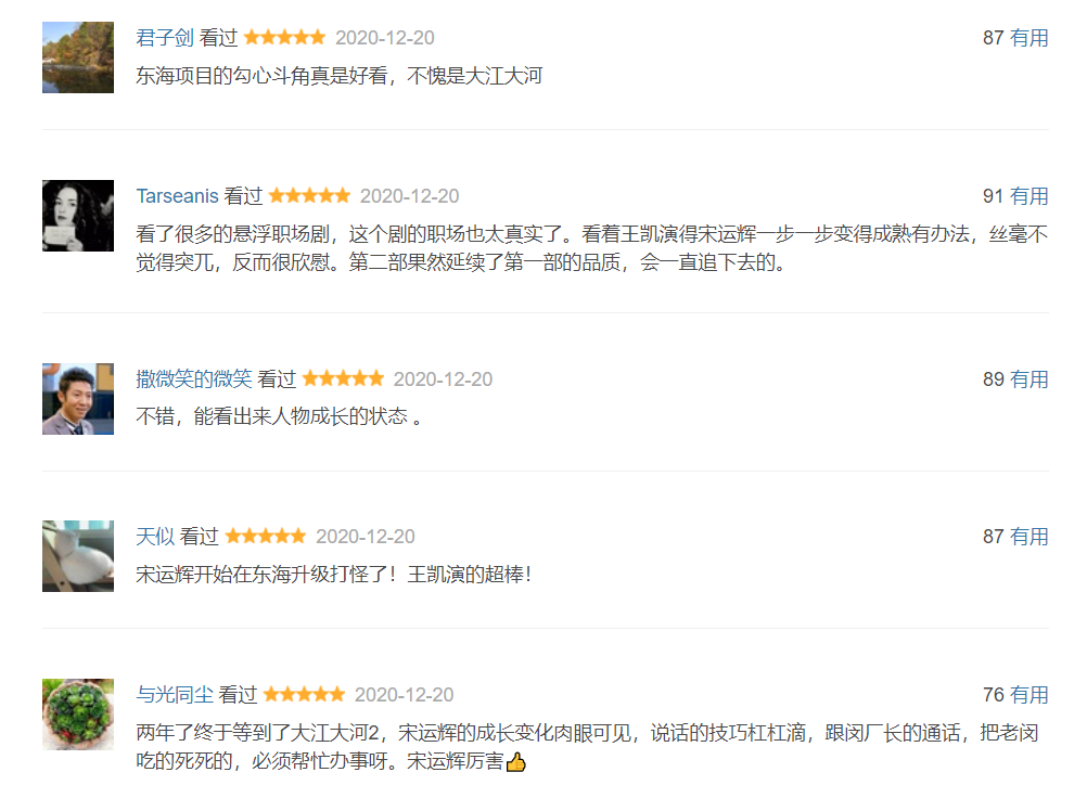 《大江大河2》才刚开播一天，豆瓣口碑就爆了，