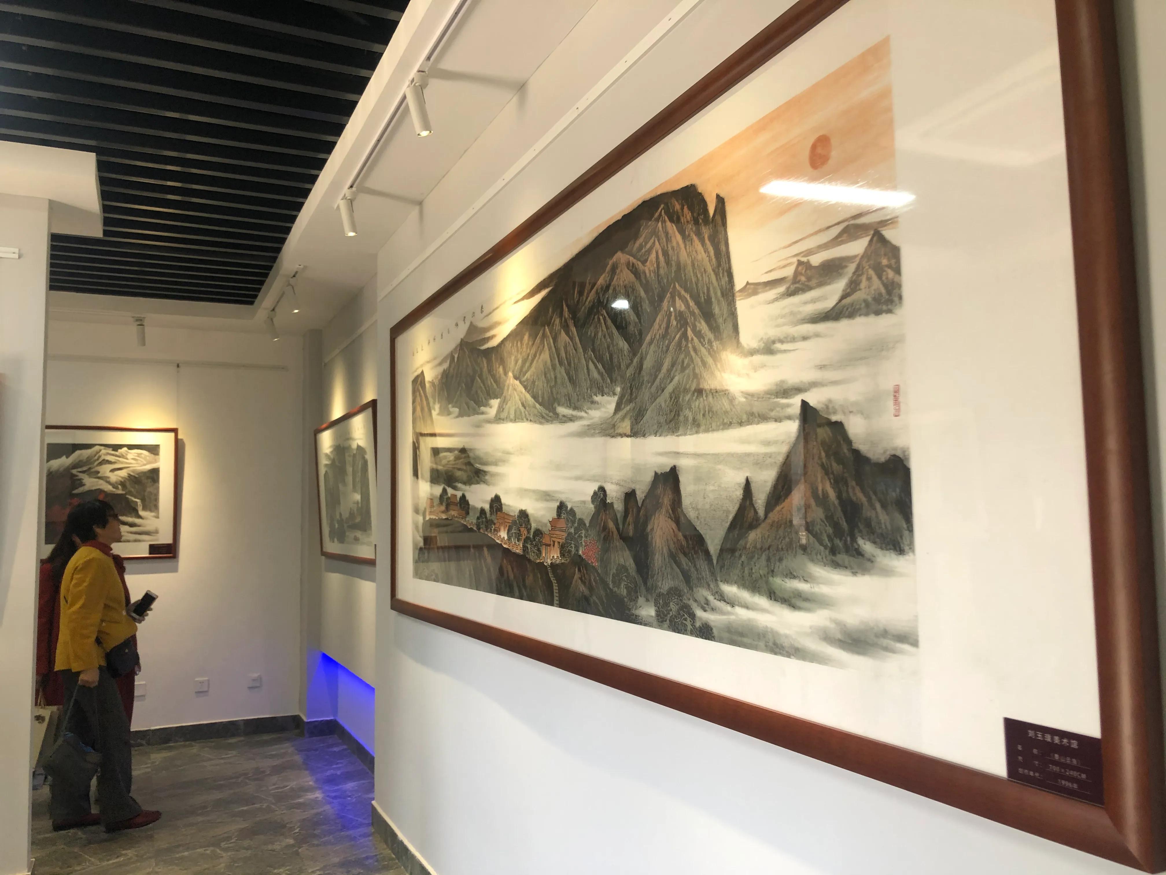 著名画家刘玉璞美术馆碧瓦朱檐落聊城， 展出其不同时期杰作近百幅