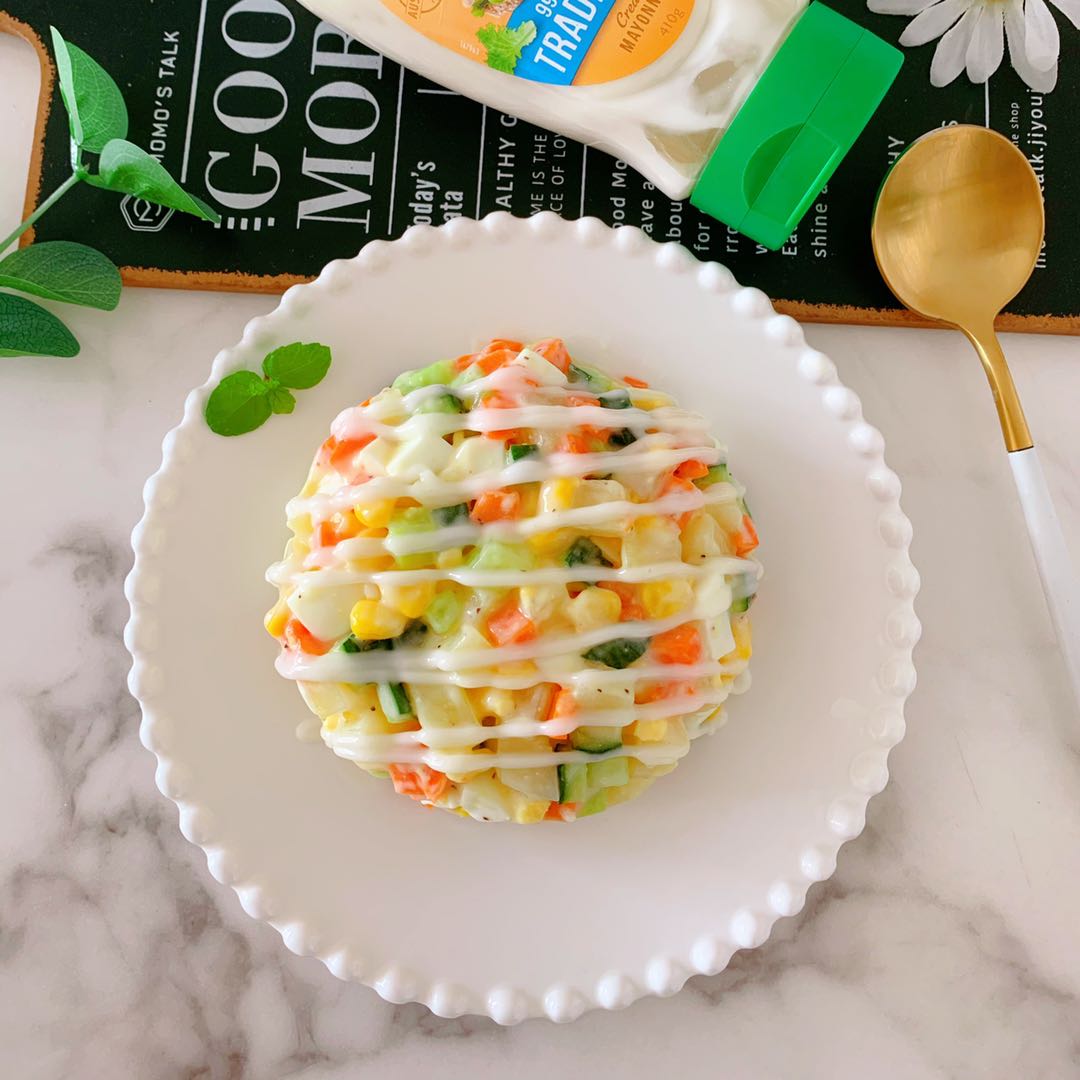 這幾樣蔬菜，焯水拌一拌，沒想到這麼好吃，低脂低卡又解饞好吃