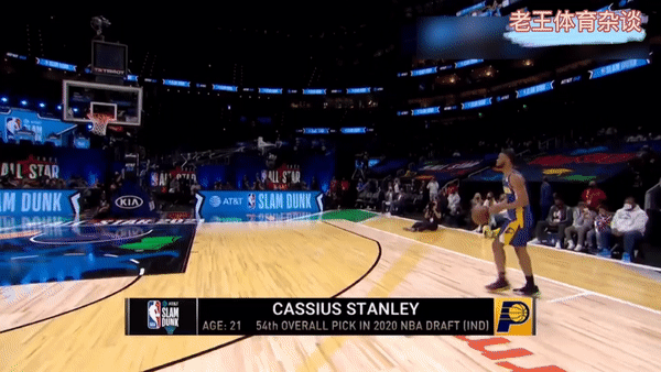 全明星扣篮大赛：西蒙斯致敬麦迪，献上篮筐之