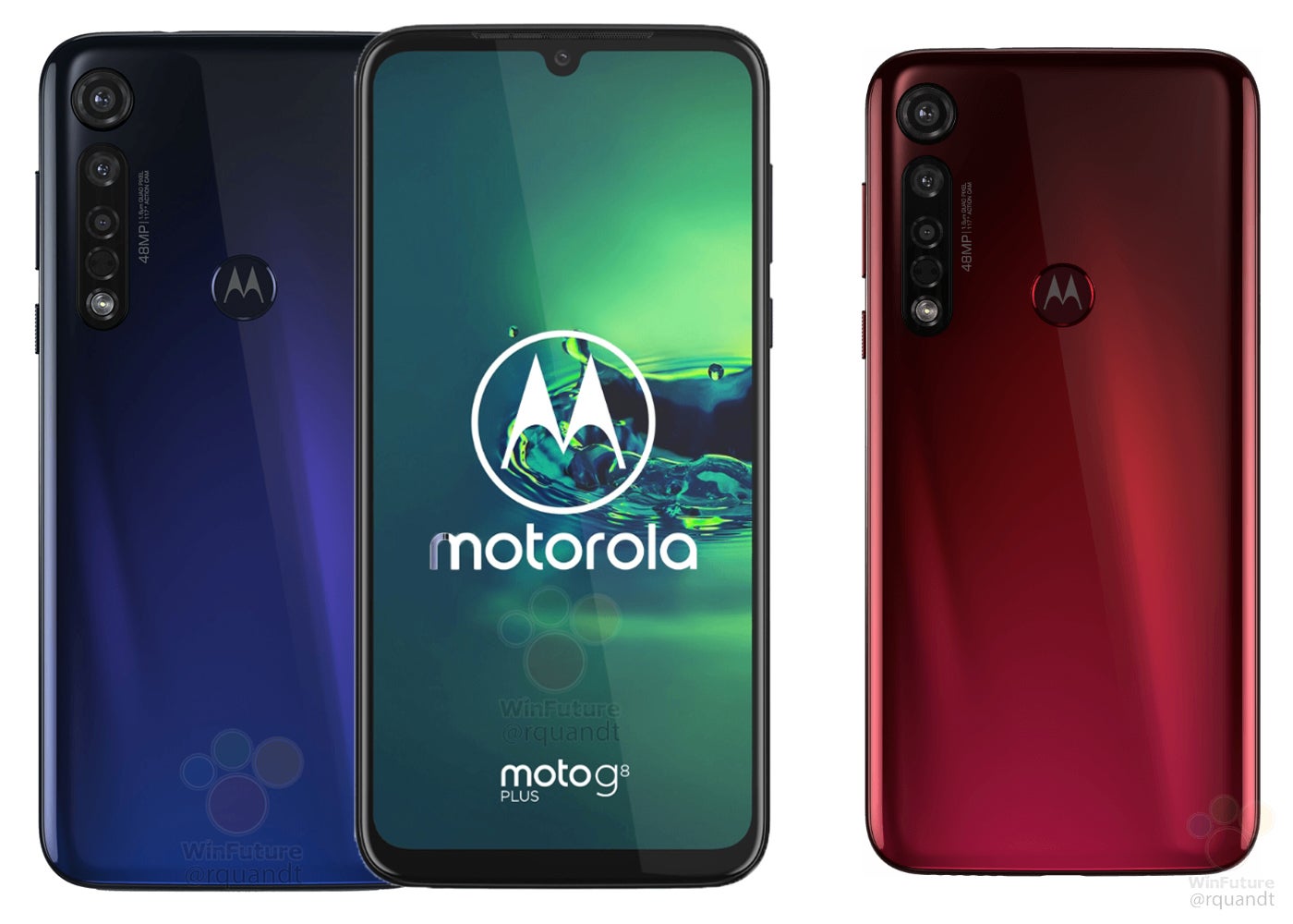 摩托罗拉手机中档手机上Moto G8 Plus全新泄露：骁龙655和后置摄像头三监控摄像头