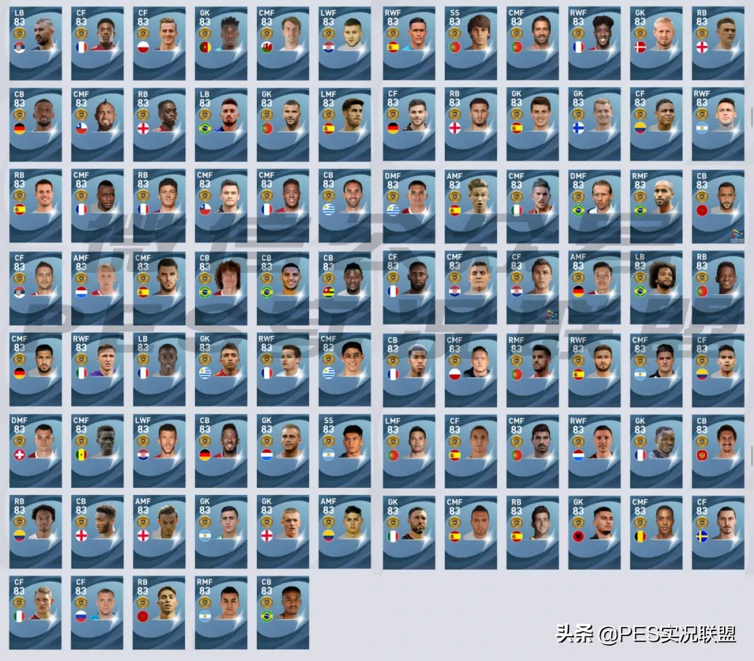 80人升金!实况足球21赛季金球评分升降汇总+完整升金名单