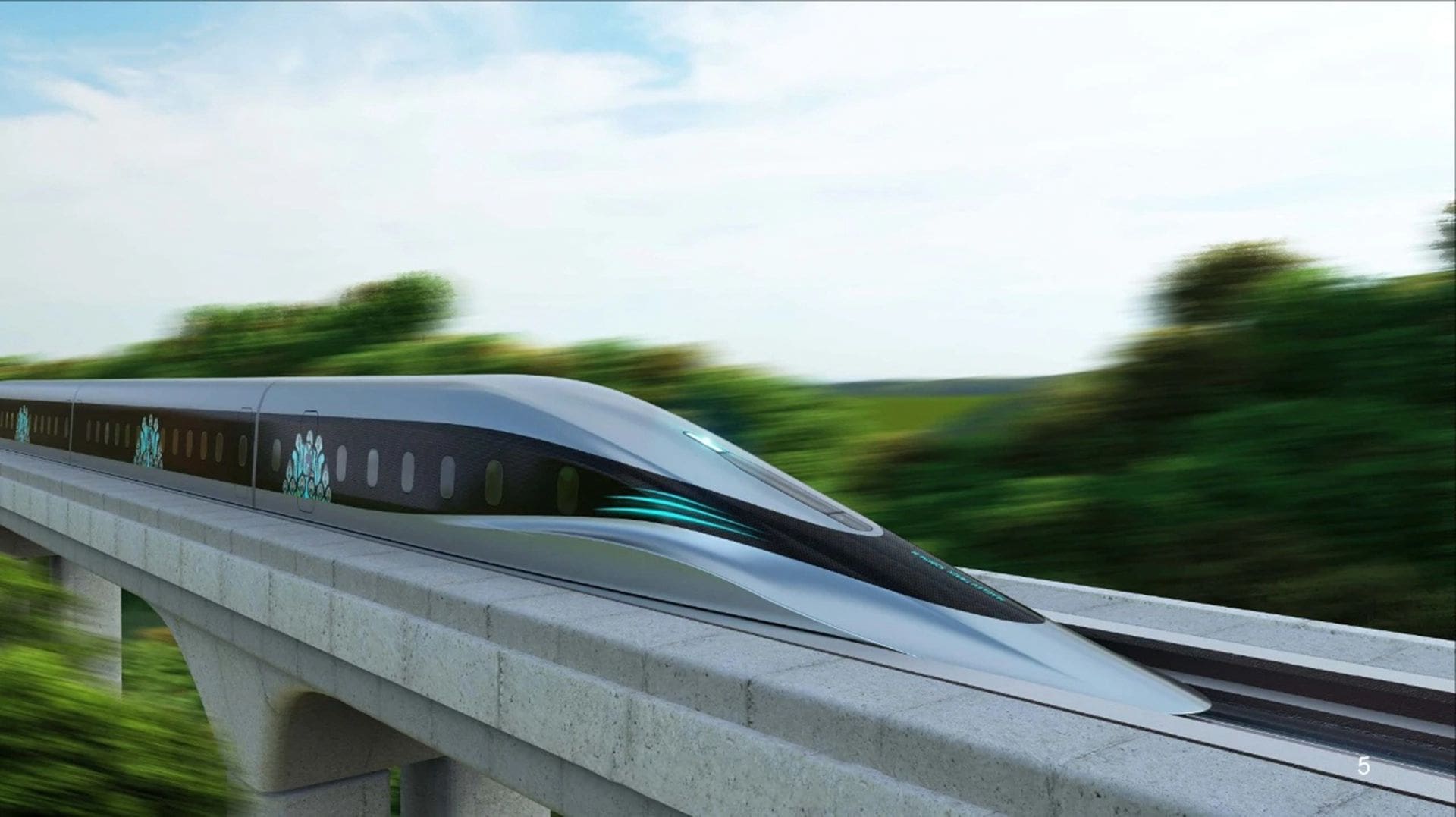 中國再造黑科技！超高速列車時速超600公裏，徒手就能推動