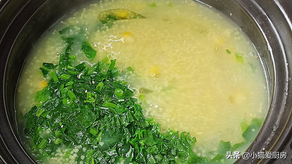 图片[8]-这道“小米青菜钵” 做法简单 味道鲜美清香 营养开胃又好喝-起舞食谱网