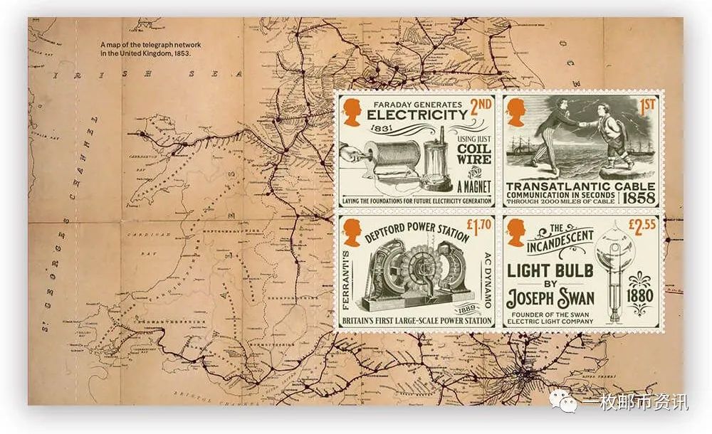 十枚邮票，纪念人类最伟大的里程碑——工业革命