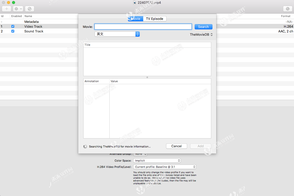 字幕添加工具(Subler for mac)之功能特点篇