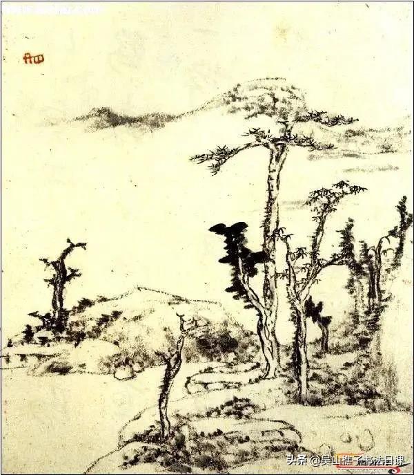 八大山人山水画