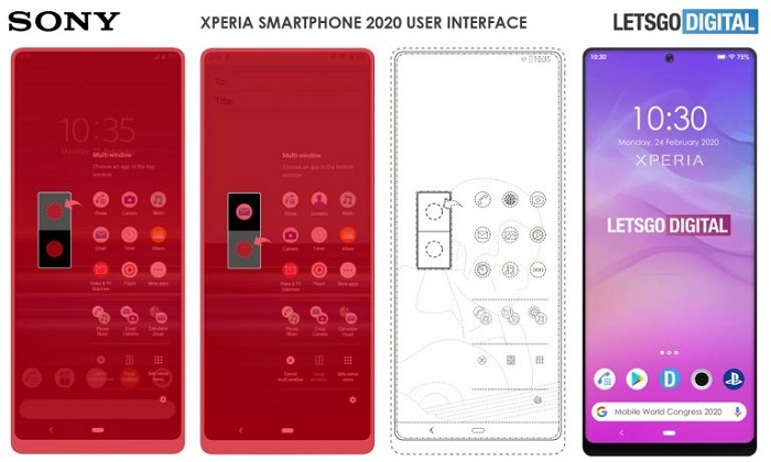 带鱼屏 三星Note 10 相同开洞，2020款sonyXperia手机上要起降？