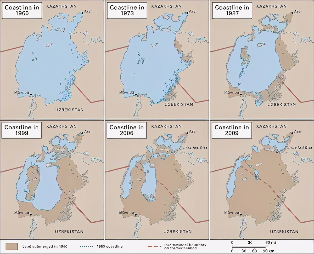 曾经的世界第四大湖，短短50年，咸海是怎么消失的？