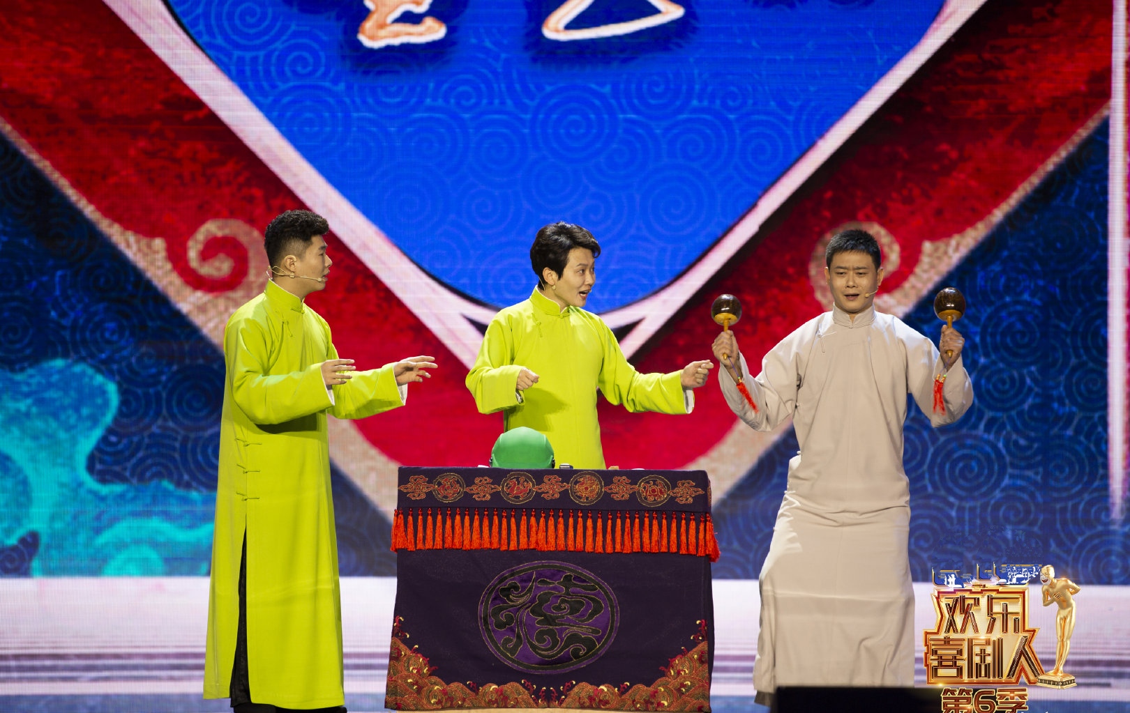 《欢乐喜剧人》栾云平除了为堂良饼四卖力助演