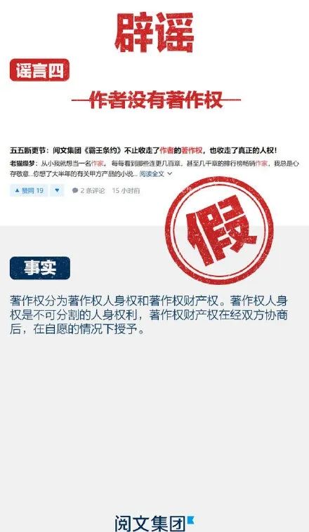 作者发起“五五断更节”抗议阅文新合同，版权