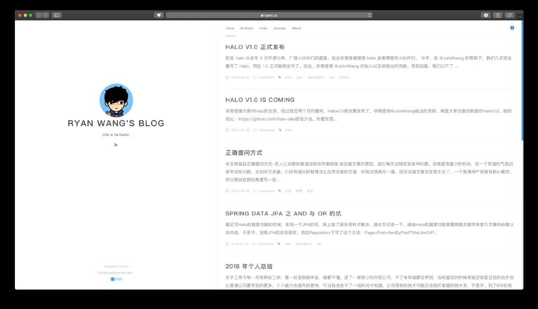 一个标星近 10k 的现代化的个人独立博客系统，程序员值得拥有
