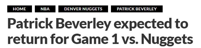 快艇黑貝有望復出！專為防穆雷準備？破50年魔咒更需1人復甦