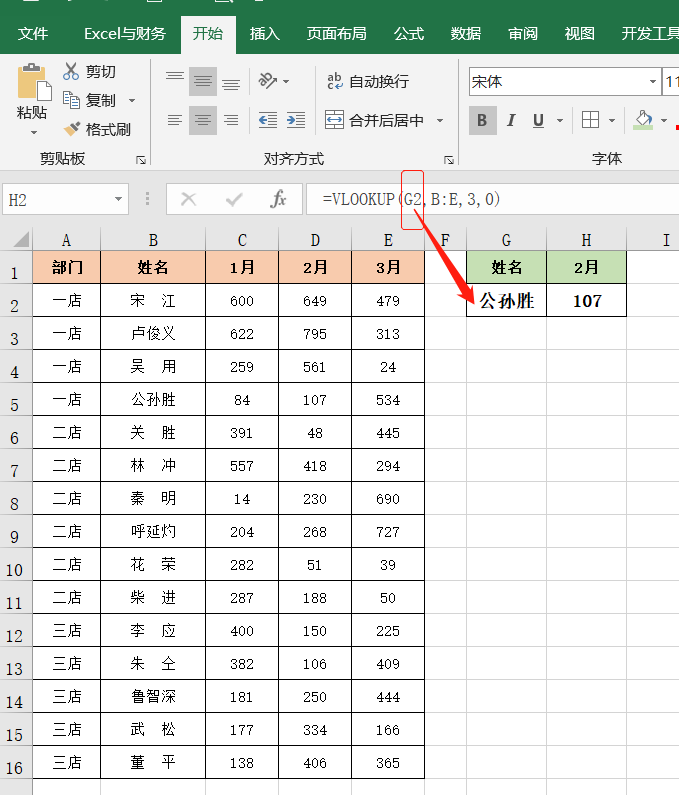 Excel查找引用函数：VLOOKUP函数的语法和实例讲解