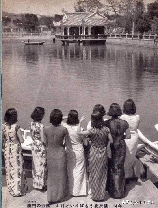 民国期间 老照片中的旗袍美女照片集