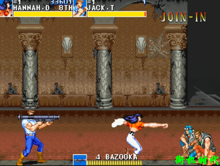 經(jīng)典街機(jī)《恐龍快打》通關(guān)百次也未必知道，游戲中還有隱藏招式