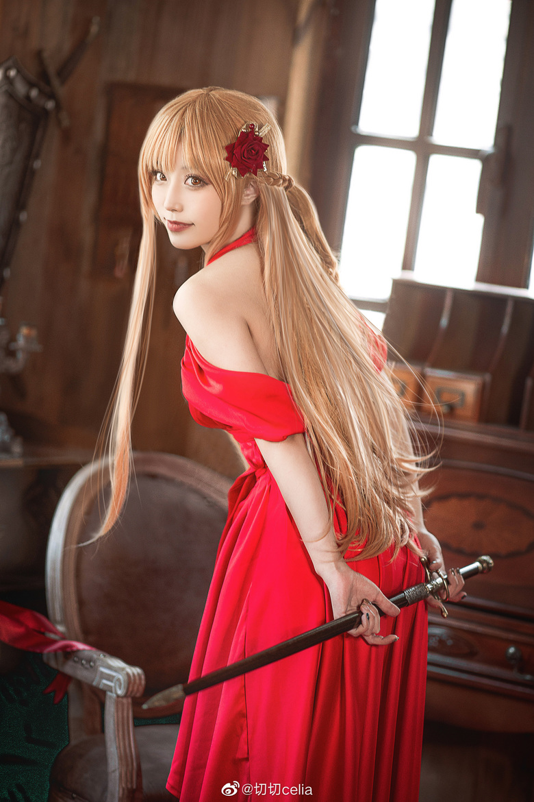 【COS】切切celia图包合集精选丨刀剑神域·亚丝娜