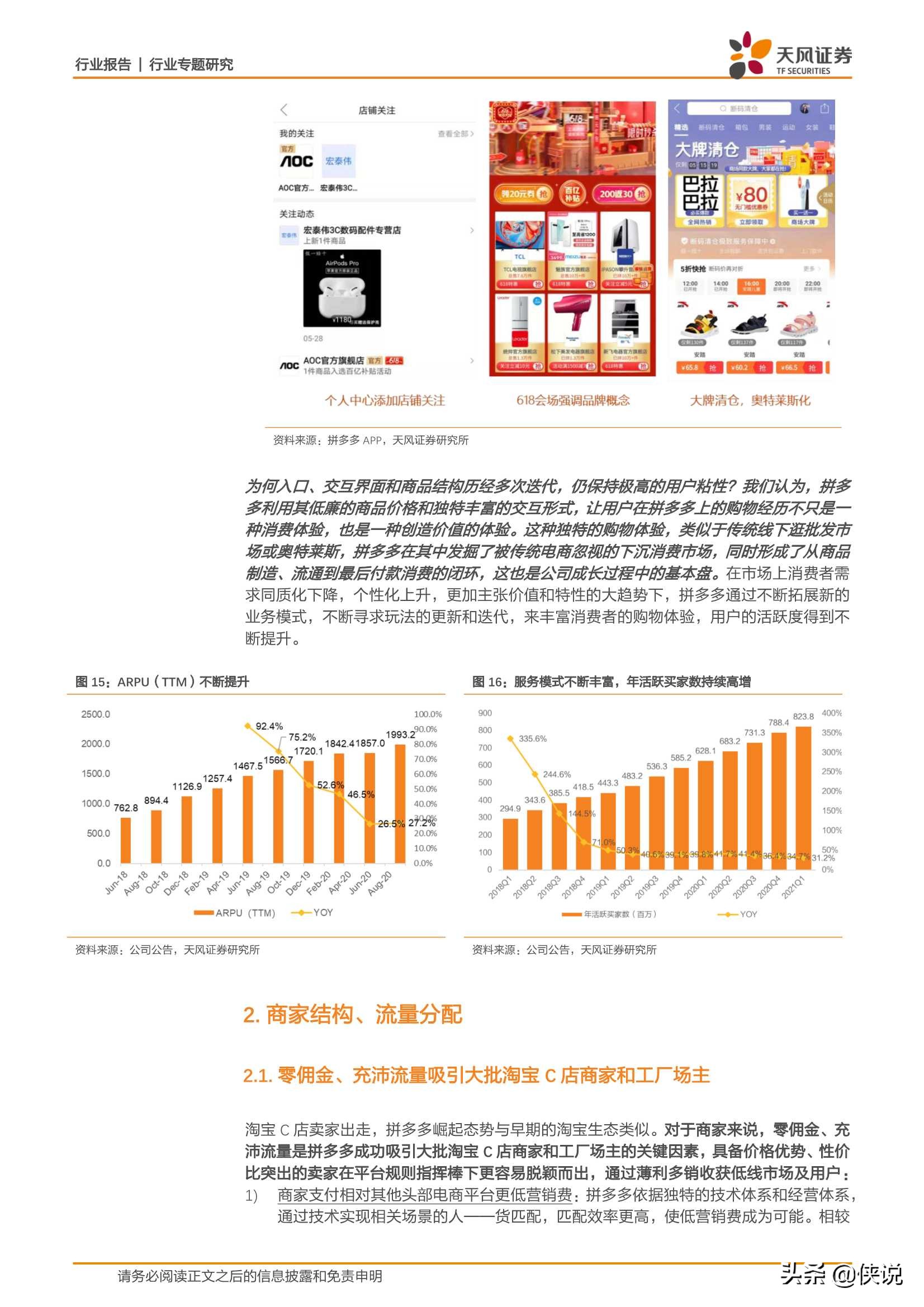 拼多多透过前世今生看发展之路上的要素、演变与去向（天风证券）