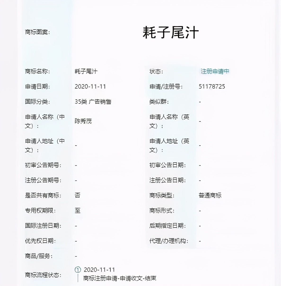 馬保國正式回應“耗子尾汁”被注冊商標 表示自己不會起訴