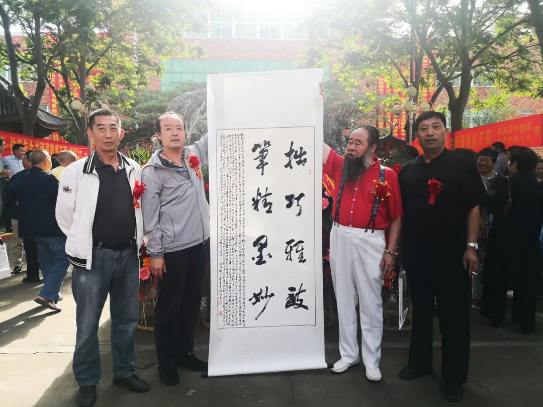 陕西著名书法家魏胡子个人书画展在渭南大荔县举办