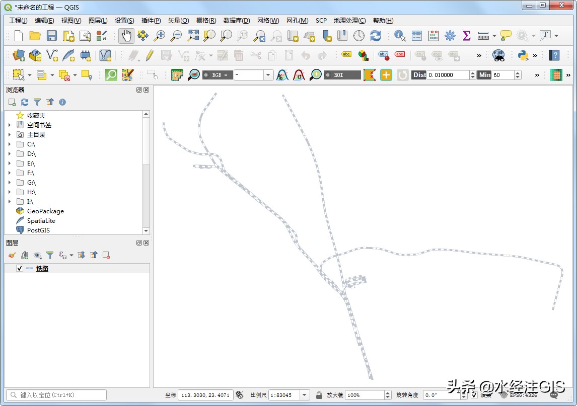 ������QGIS�������ߵ���·���ͷ��ŵķ���