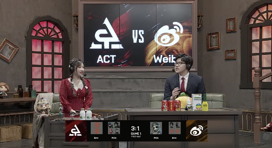 第五人格2021IVL夏季赛常规赛ACT vs Weibo 第一局