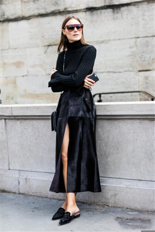 天凉短裙该收起来了，建议多穿这5款早秋“长裙”，时髦显高级