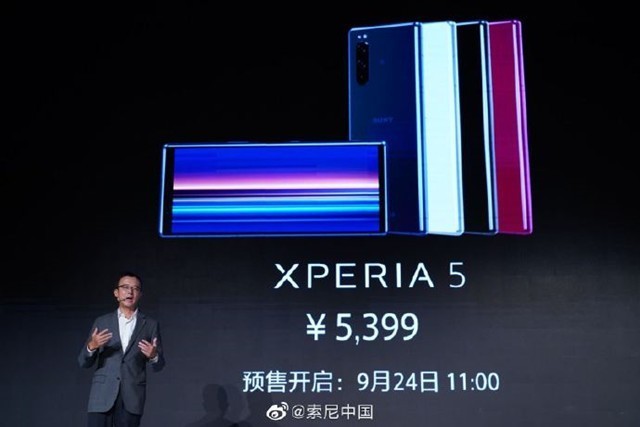 5399元！21:9OLED带鱼屏中国发行版sonyXperia 5公布